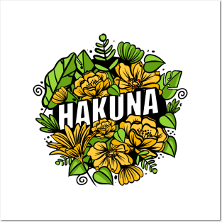 Hakuna Posters and Art